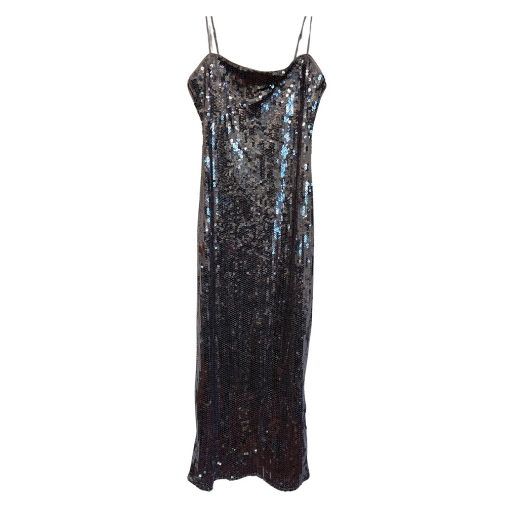 Abercrombie Silver Sequin Dress - size XS